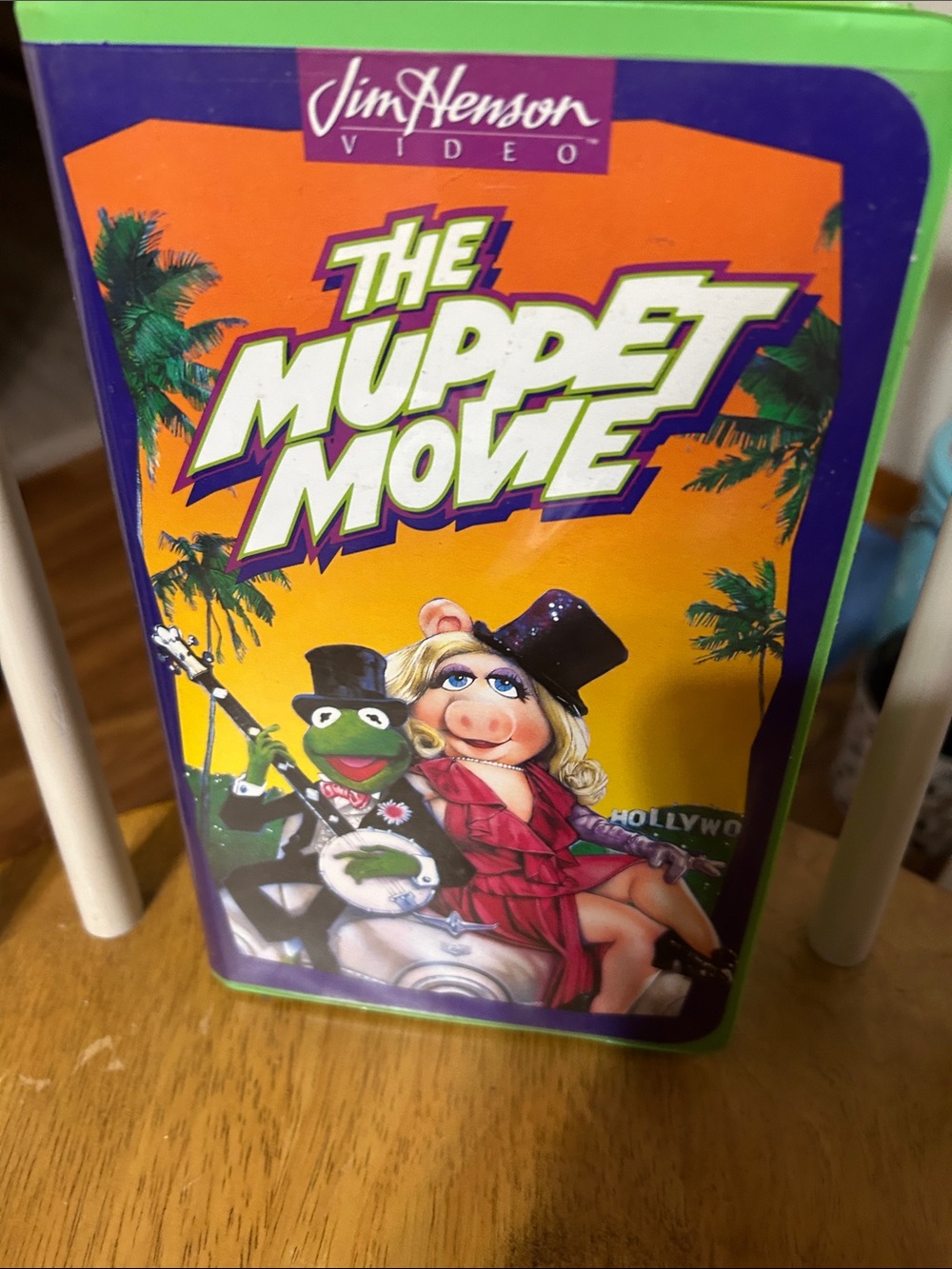 Jim Henson The Muppet Movie VHS - Orange & Purple Cover